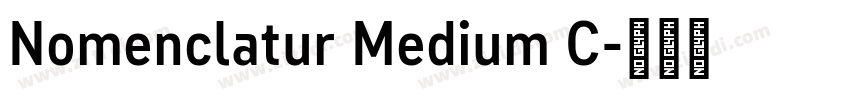 Nomenclatur Medium C字体转换